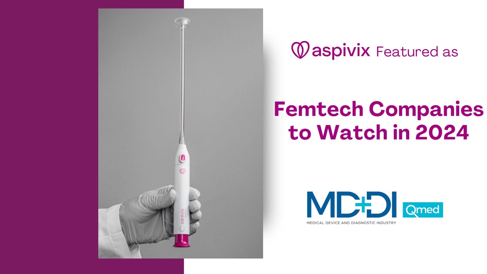 Aspivix Featured as Femtech Companies to Watch in 2024